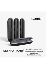 Wober Oral-b Şarjlı Diş Fırçası Için Saklama Kabı/kutusu, Sadece Pro, Vitality Ve Starter Serisine Uyumlu! - Sarı