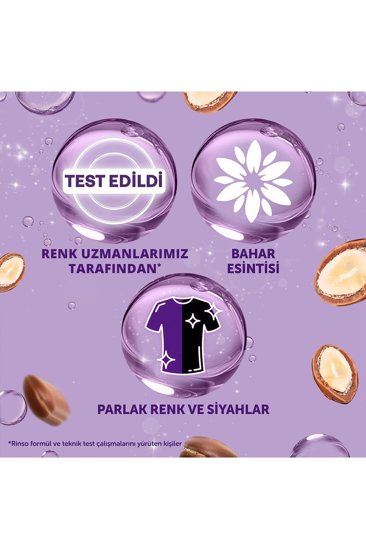 Rinso Sıvı Çamaşır Deterjanı Komple Bakım Serisi Argan Özü Tüm Renkliler Için L X - Görsel 5