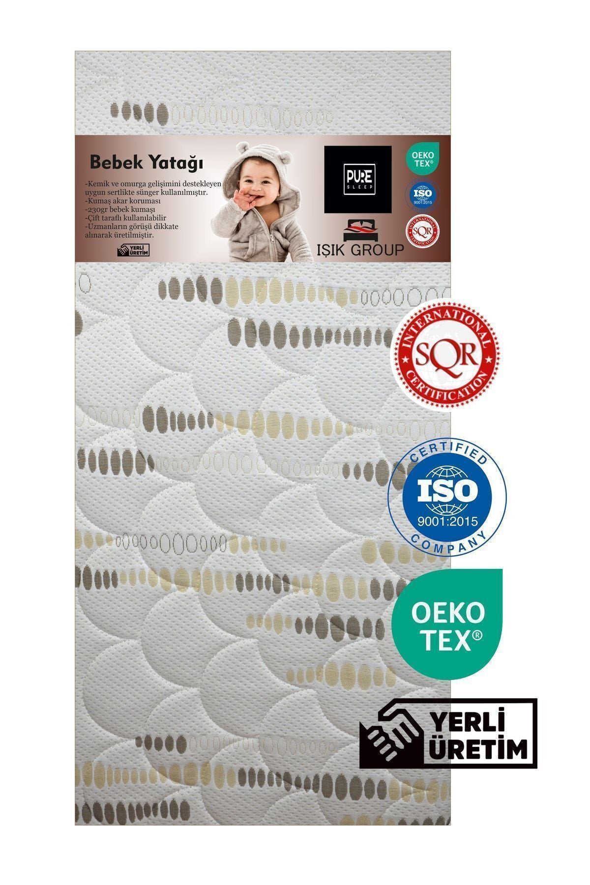 Pure Sleep 10 Cm Alez Hediyeli Sünger Bebek Ve Çocuk Yatağı Park Yatak Anne Yanı Ve Bebek Yatakları Ortopedik
