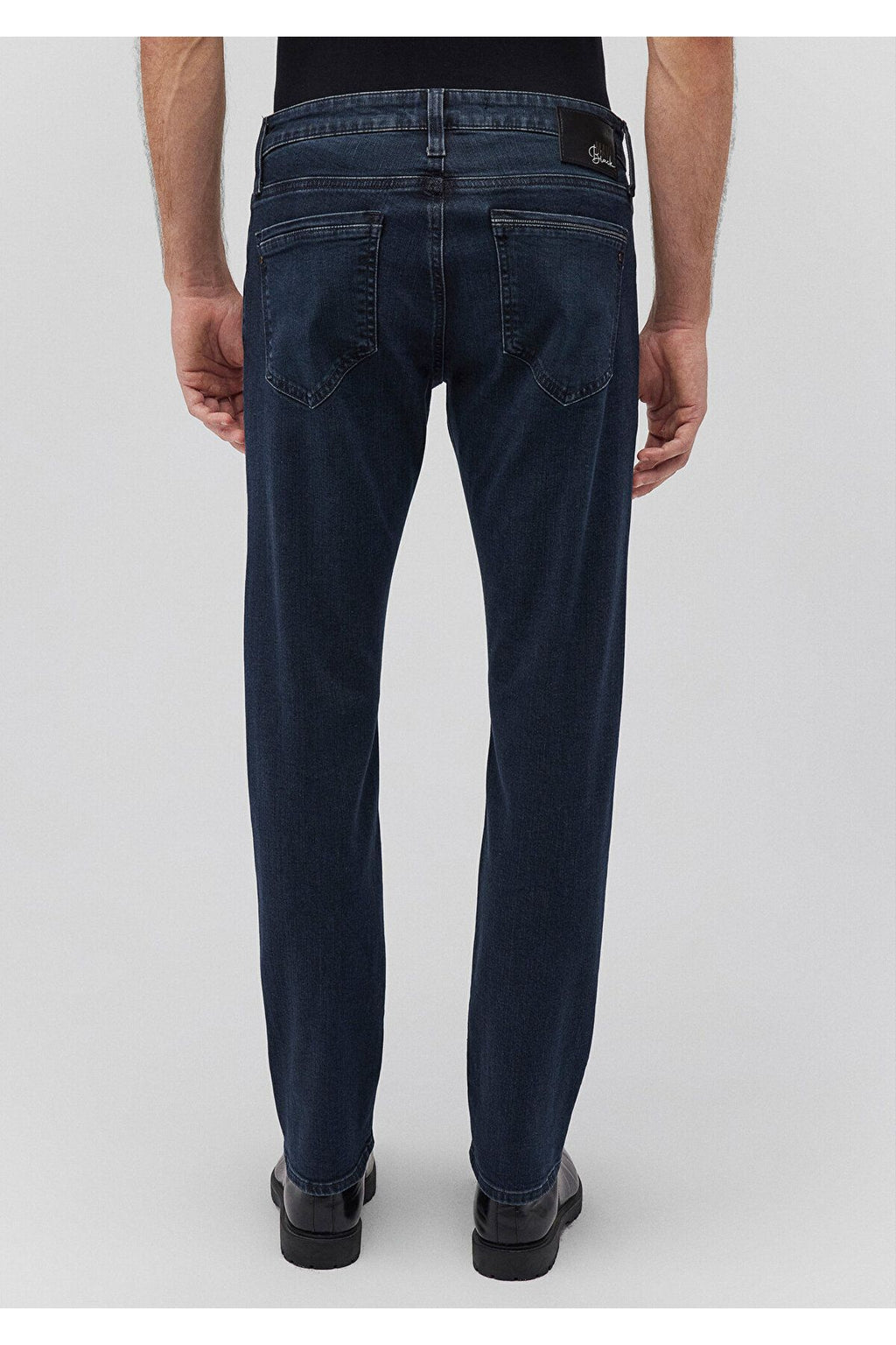 Jake Lux Black Puslu Vintage Koyu Mavi Jean Pantolon 0042287868