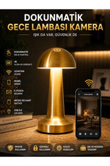 intermax Bebek Hasta Bakıcı Güvenlik Priz Kamera 4K 1080P HD Mini CCTV Kamera - Gold