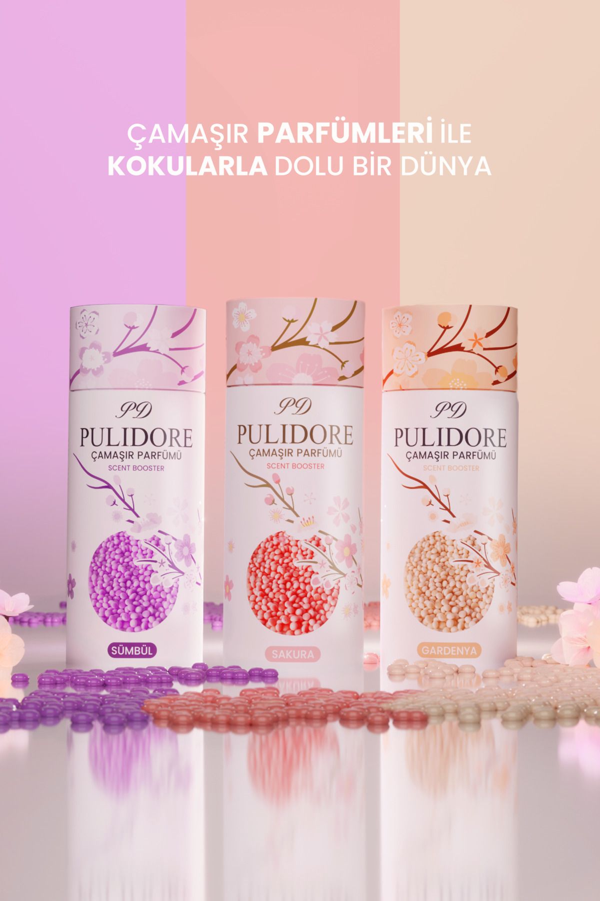 PULIDORE Granül Çamaşır Parfümü & Çamaşır Yumuşatıcı Gardenya gr - Görsel 4