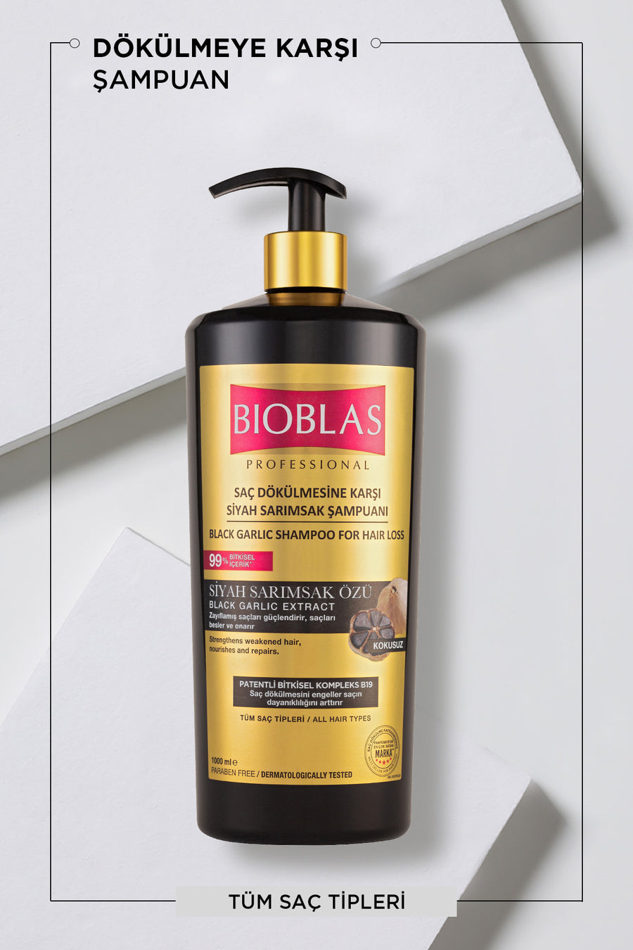 Bioblas Siyah Sarımsak Şampuanı 1000 ml Professional Saç Dökülmesine Karşı Yorumları