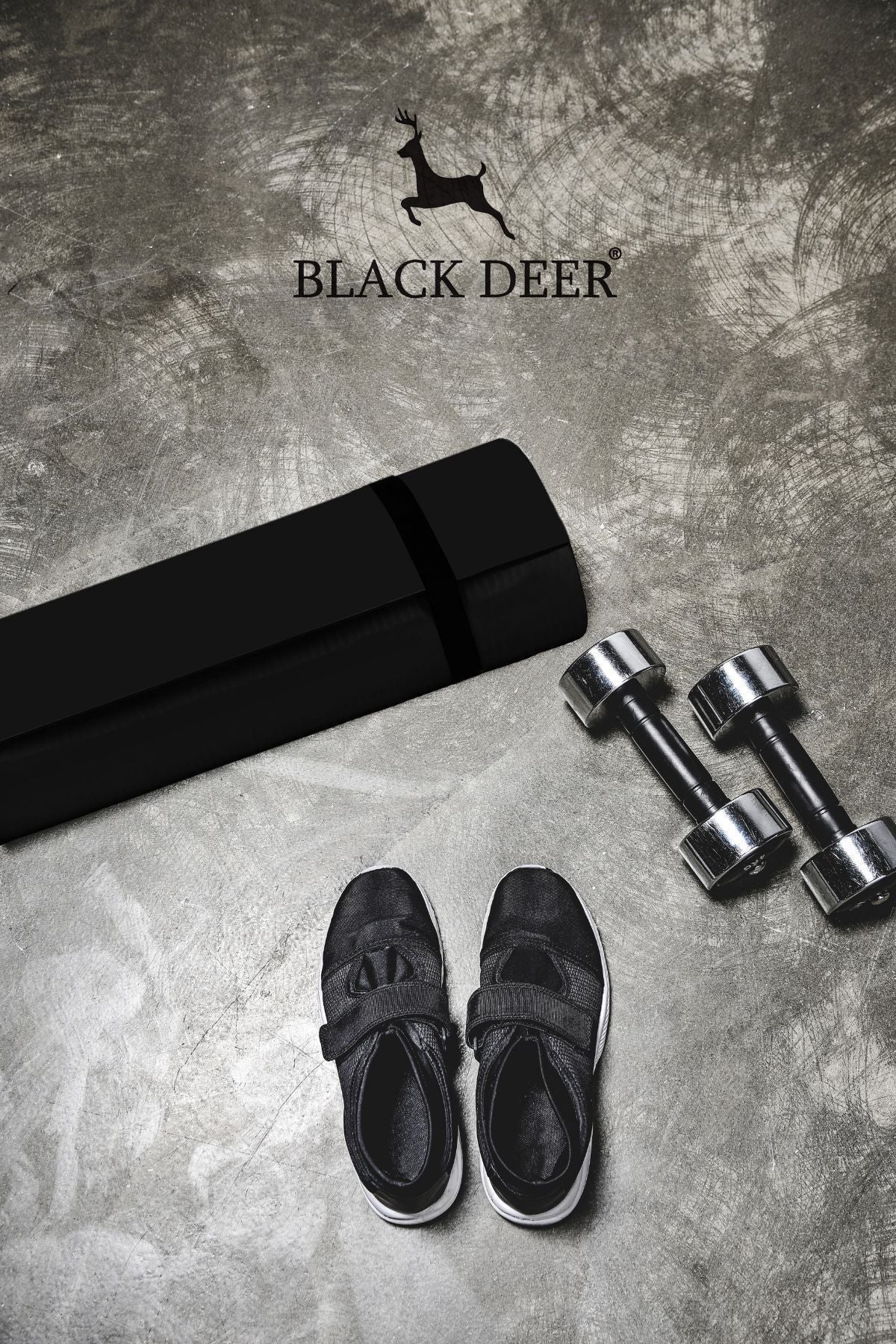 BLACK DEER Pilates Yoga Kamp Matı Egzersiz Minderi Kaymaz Taban xcmm - Görsel 7