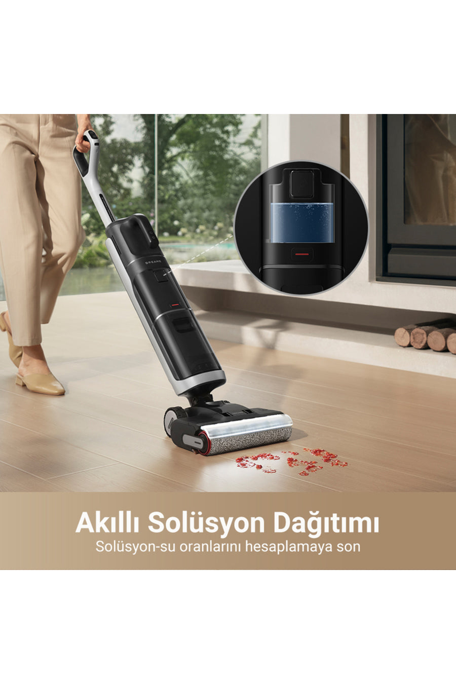 Dreame H14 Dual Akıllı Islak Kuru Süpürge, 18.000 Pa Emiş Gücü