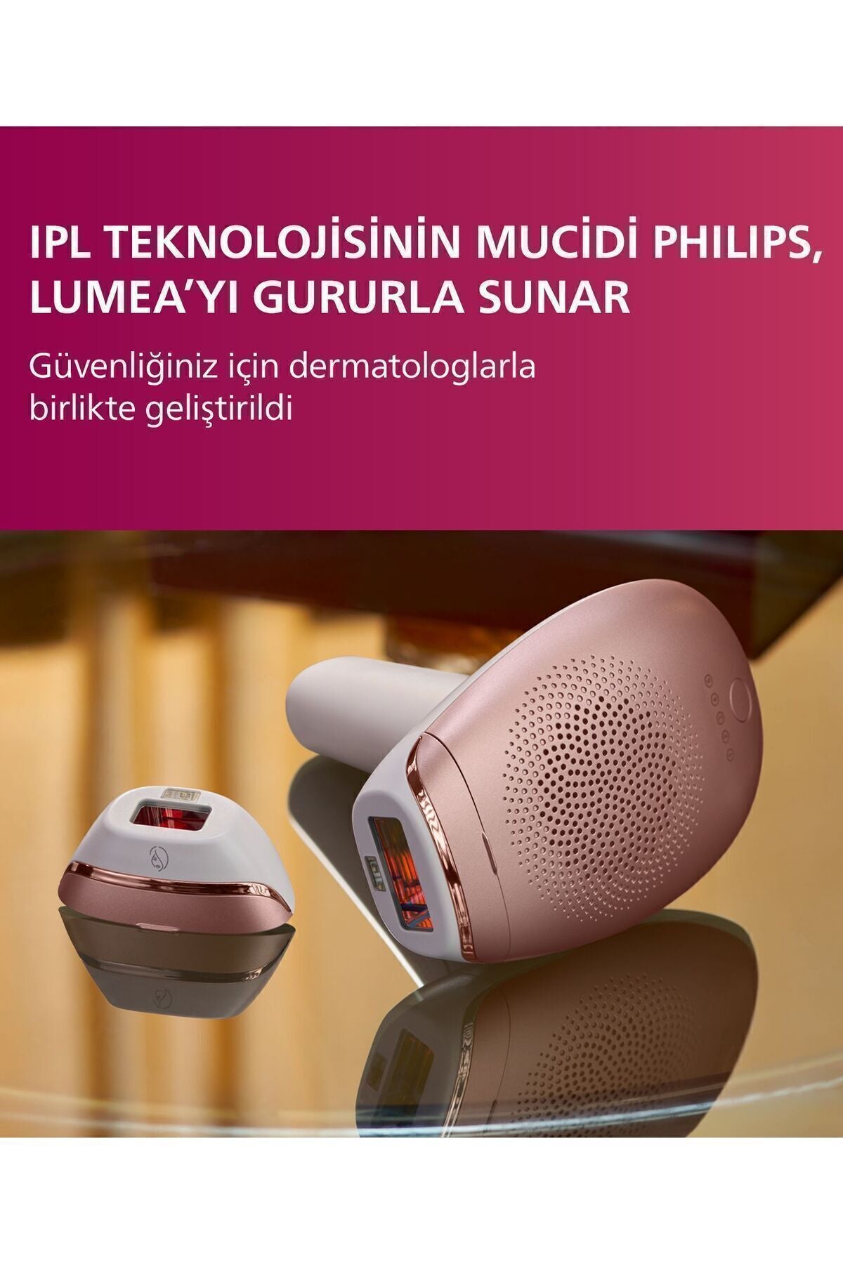 Philips Lumea Brı/Lazer Epilasyon Ipl Tüy Alma Cihazı,kaş Düzeltici,(YÜZ,VÜCUT HASSAS BÖLGE) - Görsel 8