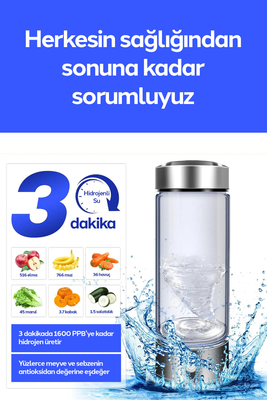 hb skin care Hidrojenli Su Cihazı Sağlık1 Güzelik2 zayıflama3
