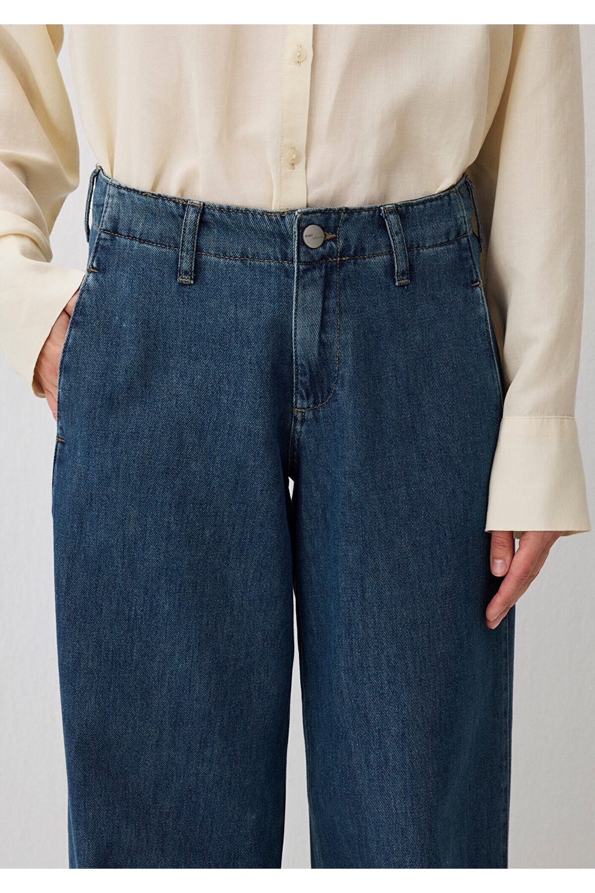 Mavi Maribel Edition Puslu Indigo Si Jean Pantolon - Görsel 6