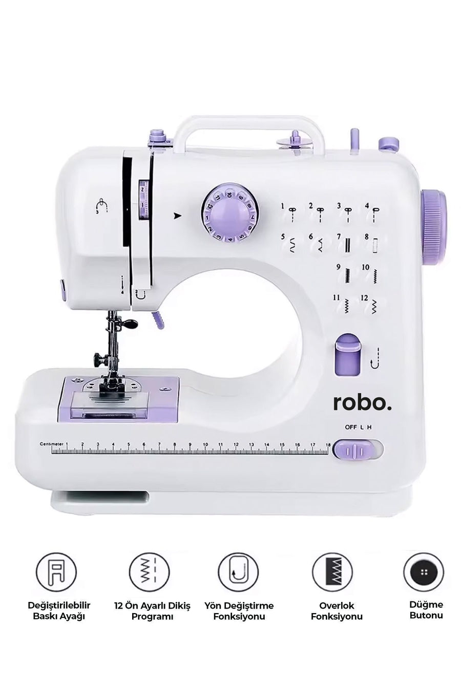 ROBO 12 Fonksiyonlu Dikiş Makinesi