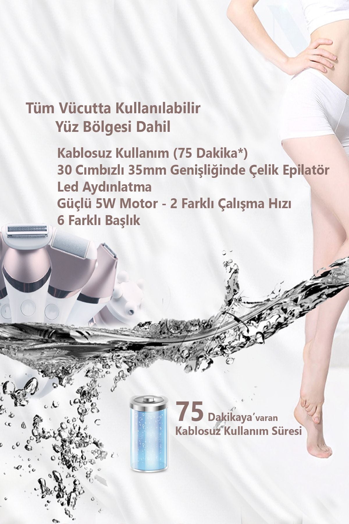 Shibowavy Jolvena Başlıklı Süper Lüx Epilatör / Epilasyon - Görsel 2