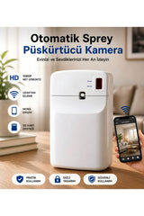 intermax Bebek Hasta Bakıcı Güvenlik Priz Kamera 4K 1080P HD Mini CCTV Kamera - Pembe-Agac