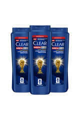 Clear Men Kepeğe Karşı Etkili Şampuan Cool Sport Menthol 600 ml x3