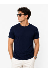 Piano Luce Erkek 5’li Paket T-Shirt – Kısa Kollu Bisiklet Yaka Regular Fit – 5 Renk Seçenekli - Çok Renkli