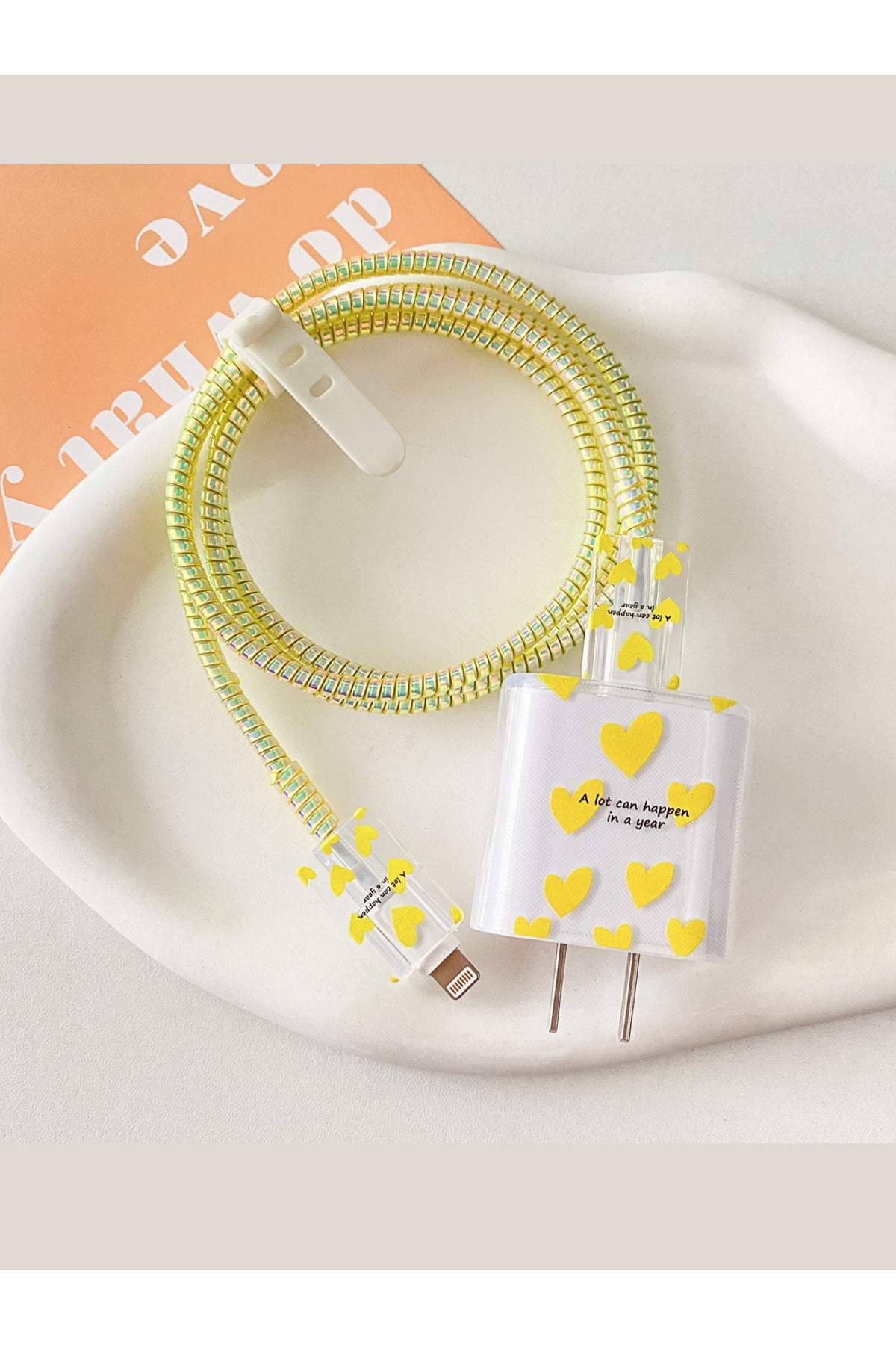 Dublin İphone 18w/20w Uyumlu Şarj Aleti Kılıfı, Şarj Kablosu Koruma Aparatı, Toparlayıcı, Koruyucu