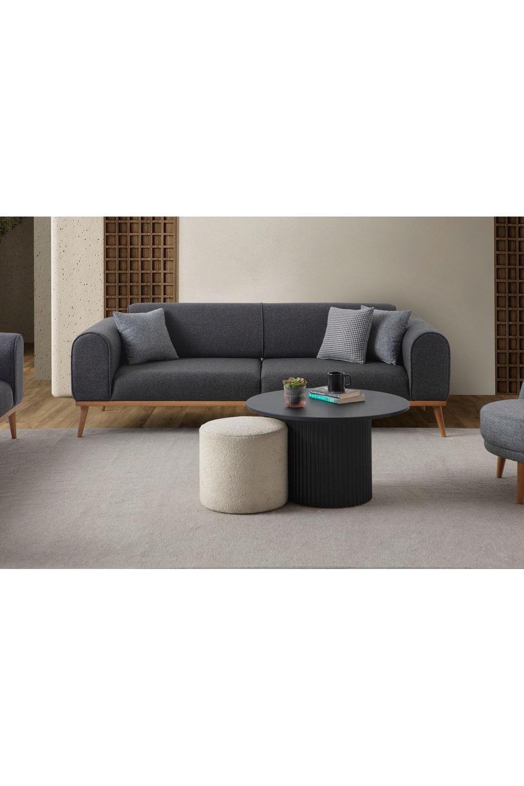 EDSY HOME Rebull +++Koltuk Takımı Antrasit - Görsel 6