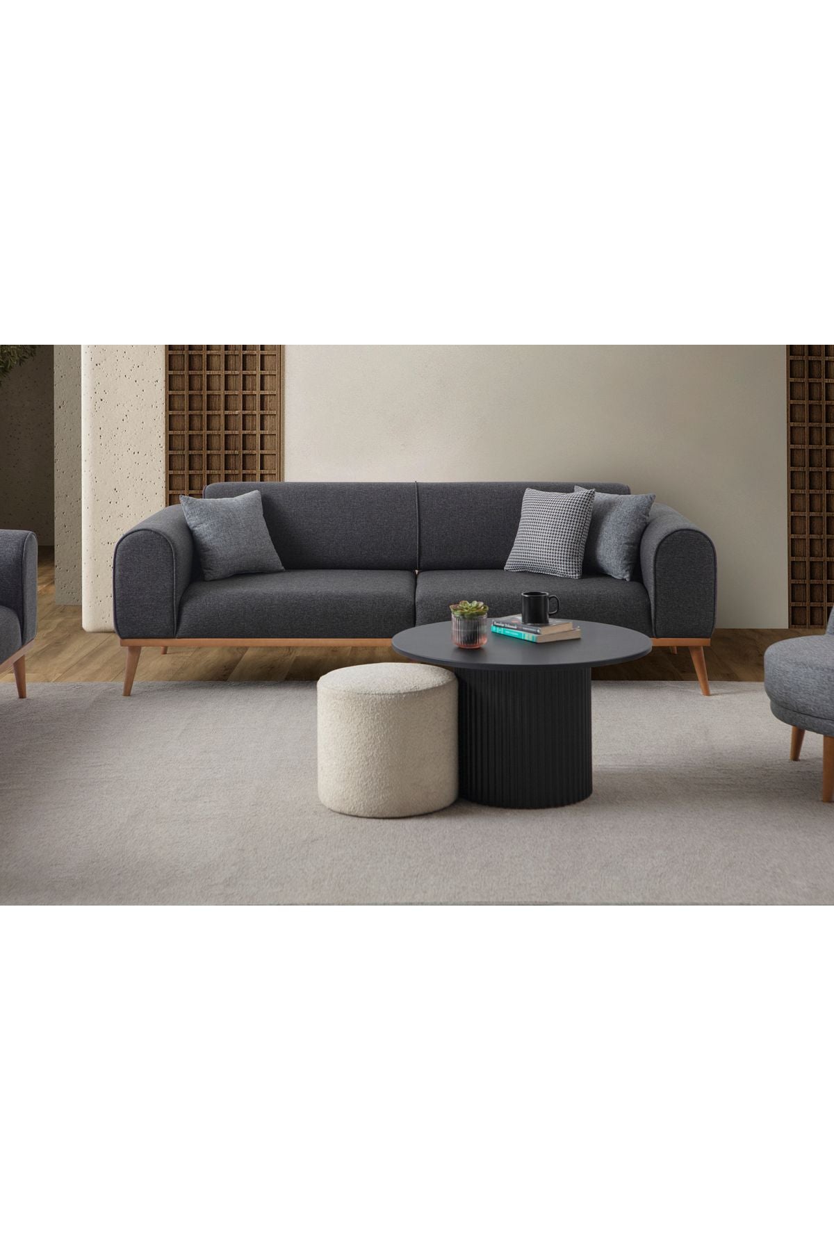 EDSY HOME Rebull +++Koltuk Takımı Antrasit - Görsel 6