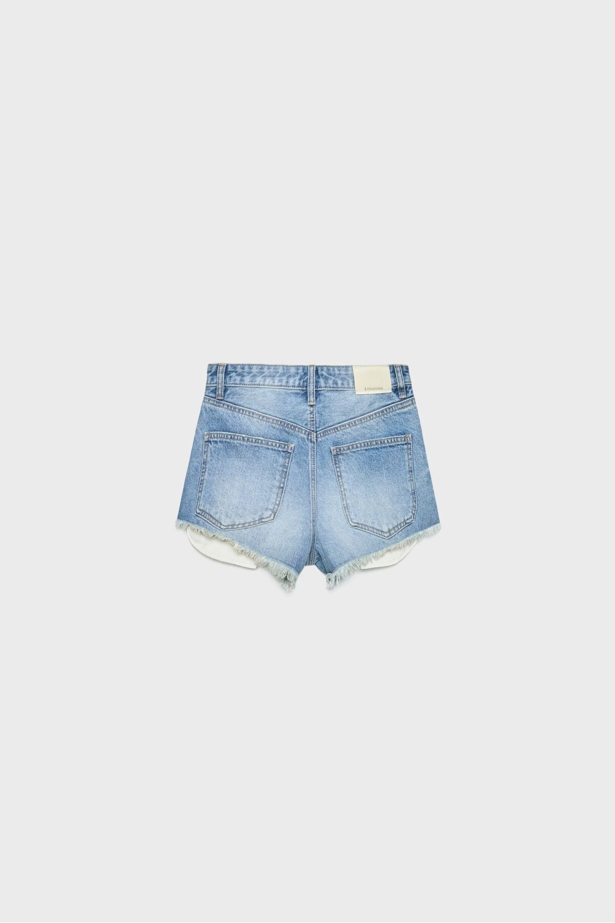 Stradivarius Mikro denim şort