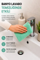 SİLVER HOME 20'li Rulo Mikrofiber Temizlik Bezi 25x30 cm Çok Amaçlı Kopart Kullan Kaliteli Eko Paket
