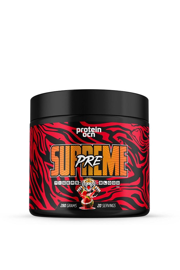 Proteinocean Preworkout Supreme Tigers Blood - 280g - 20 Servis