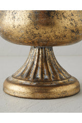 English Home Glossy Metal Vazo 15 cm Gold