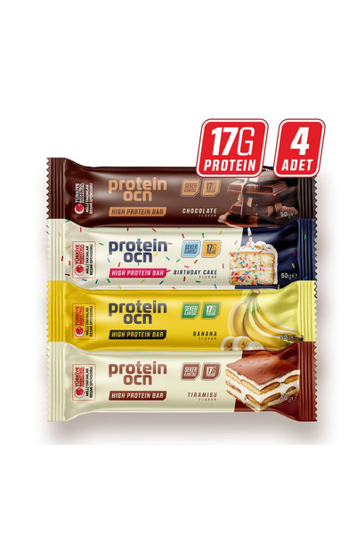 Proteinocean Protein Bar - Karma Kutu - 50g X 4 Adet
