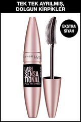 Maybelline New York Lash Sensational Yelpaze Etkili Siyah Maskara Intense Fiyatı - Siyah