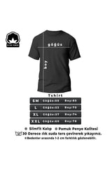 uyguntarz Unisex Van Gogh Baskılı Oversize Tshirt - Lacıvert