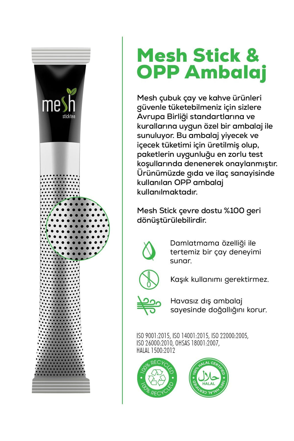 Mesh Stick Emziren Anne Çayı Süt Arttırıcı Doğal Bitki Çayı Paket Bir Arada