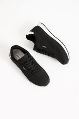 Peaker Club Peaker Sneaker Unısex Rahat Günlük Kullanıma Uygun Ergonomik Spor Ayakkabı - Siyah Beyaz