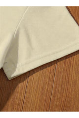caddekombin Kadın Çift Taraf Limoncello Baskılı Bej T-shirt - Bej