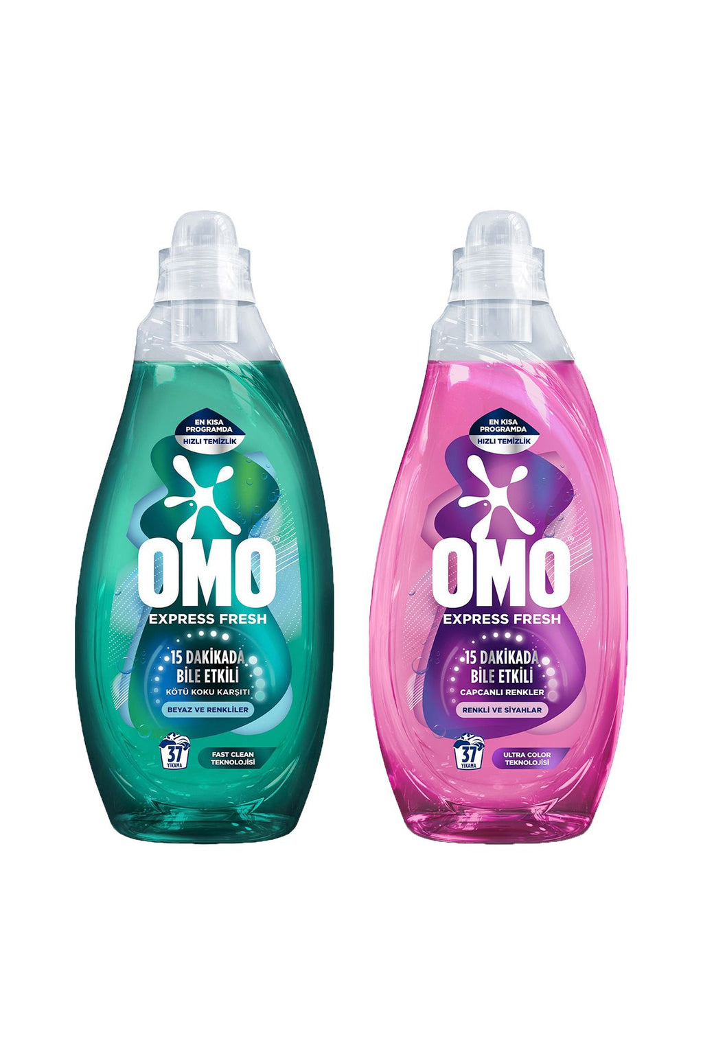 Omo Express Fresh Beyaz Ve Renkliler ml Renkli Ve Siyah ml - Görsel 2