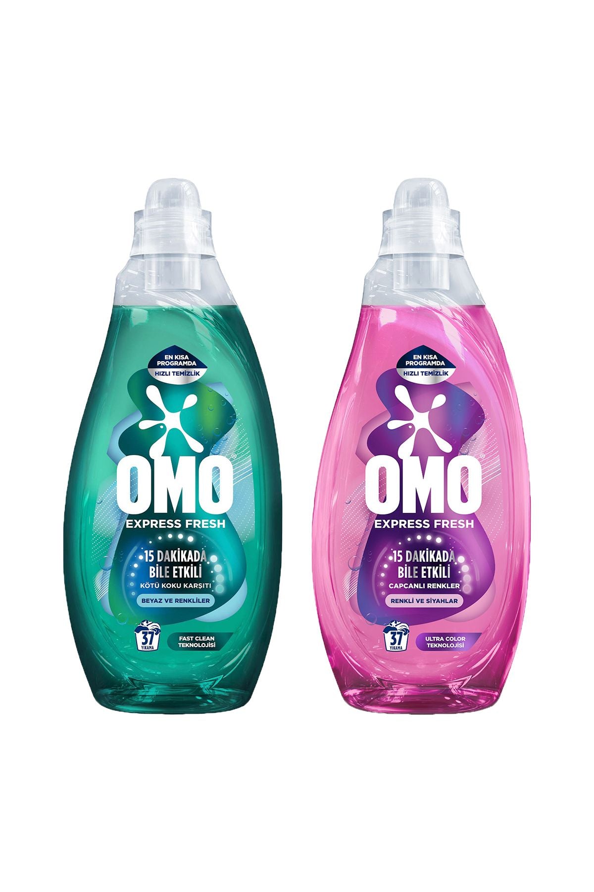 Omo Express Fresh Beyaz Ve Renkliler ml Renkli Ve Siyah ml - Görsel 2
