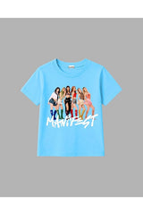 cirokids %100 Pamuklu Manifest Girls Grubu Kız Çocuk Tişörtü