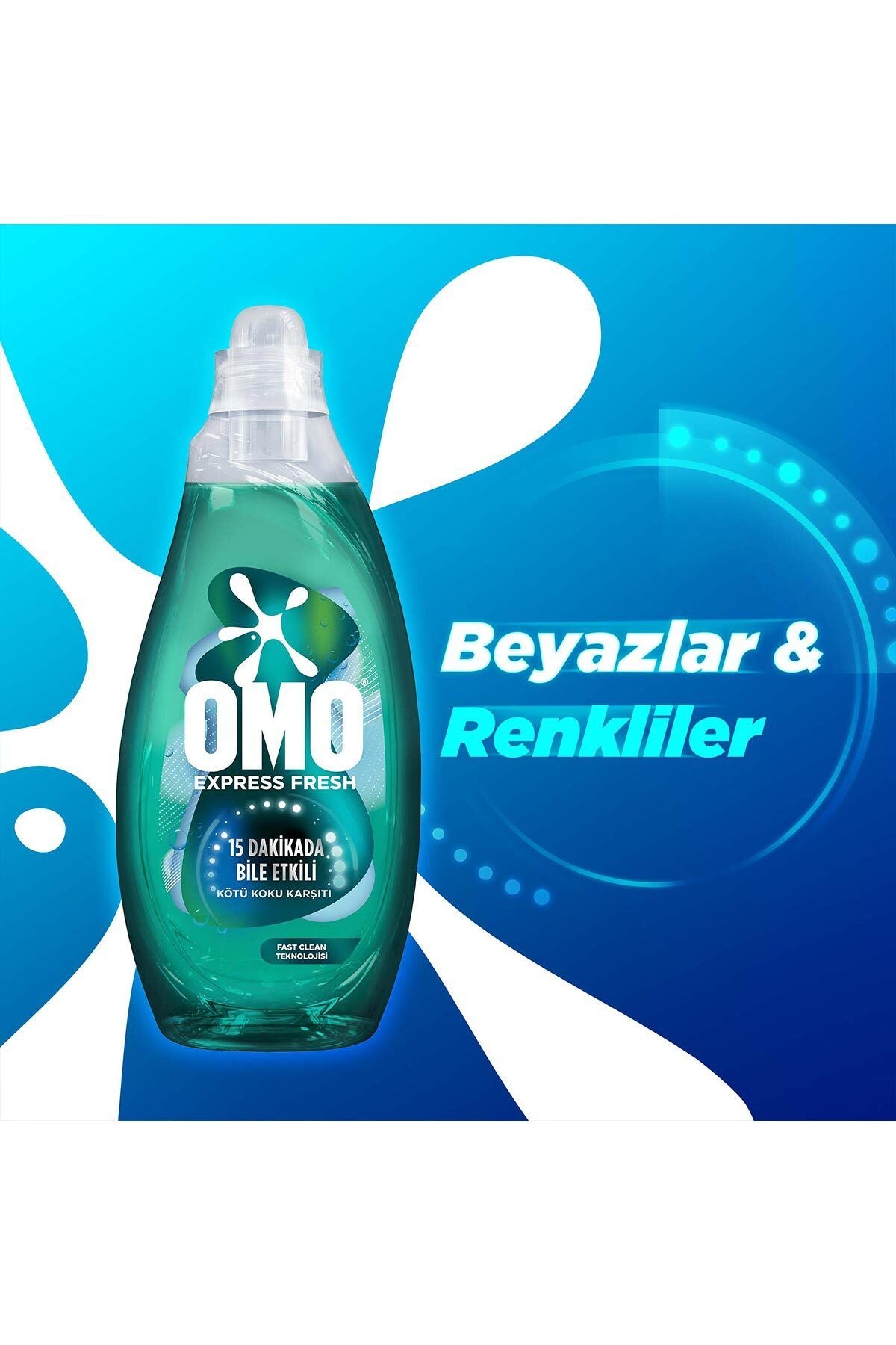 Omo Express Fresh Beyaz Ve Renkliler ml Renkli Ve Siyah ml - Görsel 3