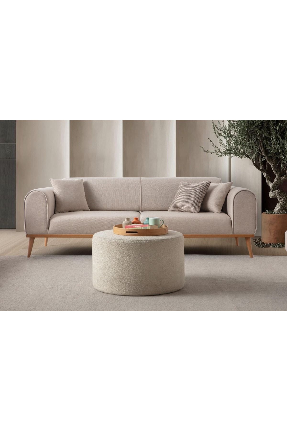 EDSY HOME Rebull +++Koltuk Takımı Sütlü Kahve - Görsel 5