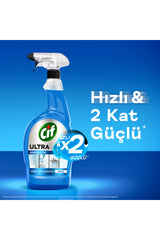 Cif Ultra Sprey Anında Etki Kir & Yağ Çözücü 750ml x1 Sakura Sprey x1 Kireç ve Pas Sökücü x1
