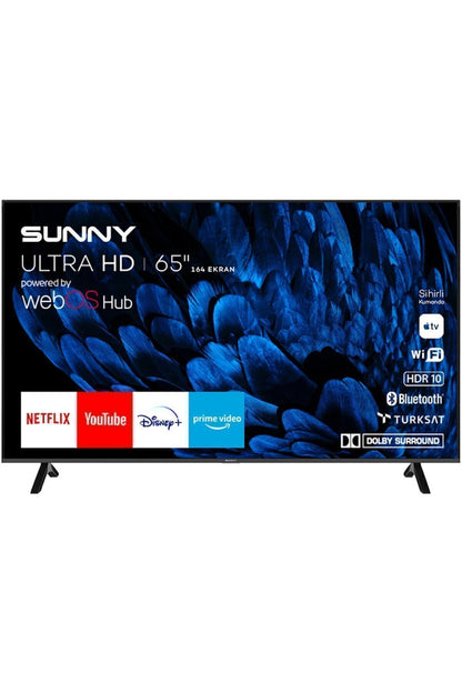 Sunny SNFMN'' Ekran Uydu Alıcılı K Ultra HD Smart WebOS LED TV
