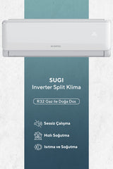 KUMTEL Sugi KMSAC-12 12.000 Btu Inverter Duvar Tipi Split Klima