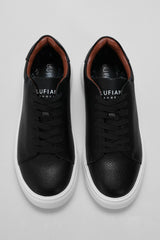 Lufian Tommy Erkek Sneaker Ayakkabı Siyah - Siyah-Beyaz