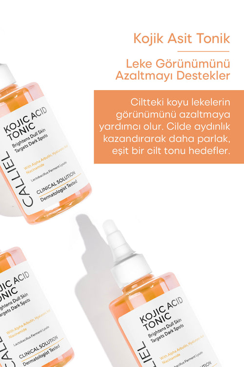 CALLİEL Aydınlatıcı, Leke Ve Siyah Nokta Karşıtı Kojik Asit Tonik 200 ml