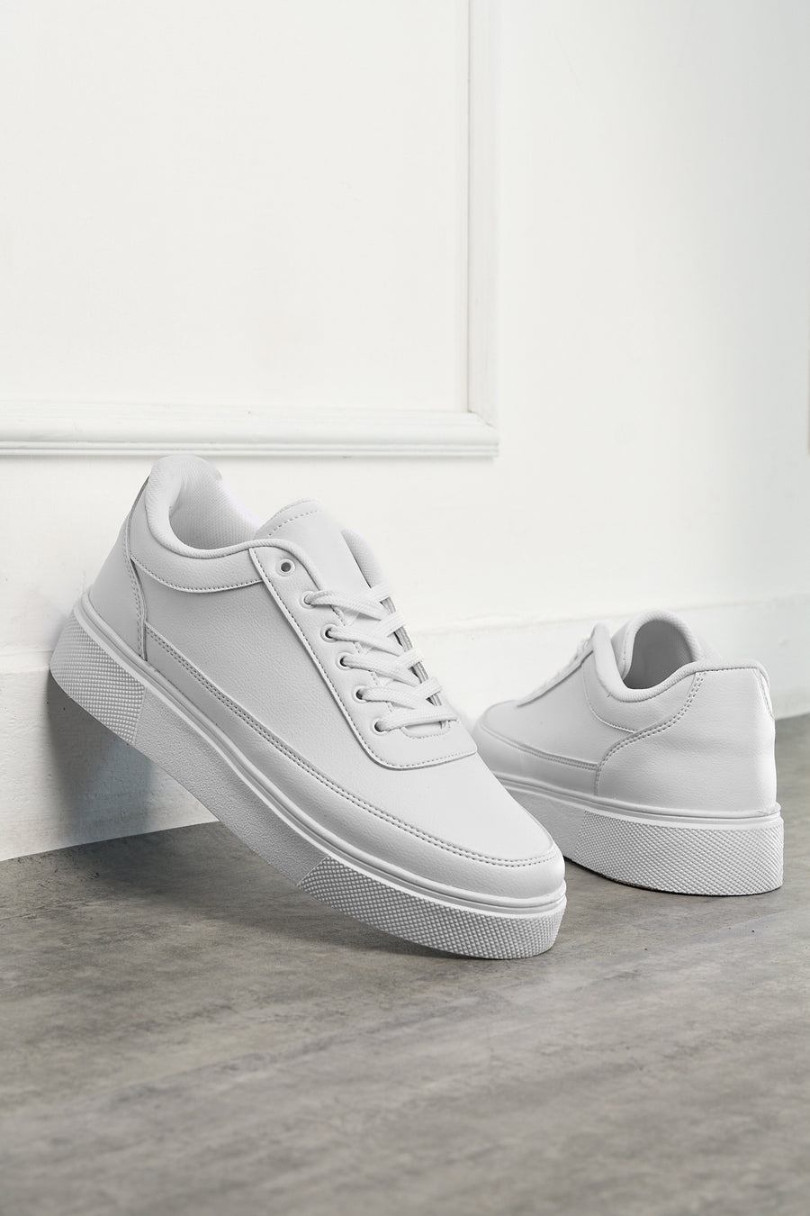 E SPORT Beyaz Günlük Erkek Ortopedik Sneaker Ayakkabı -182 - Beyaz