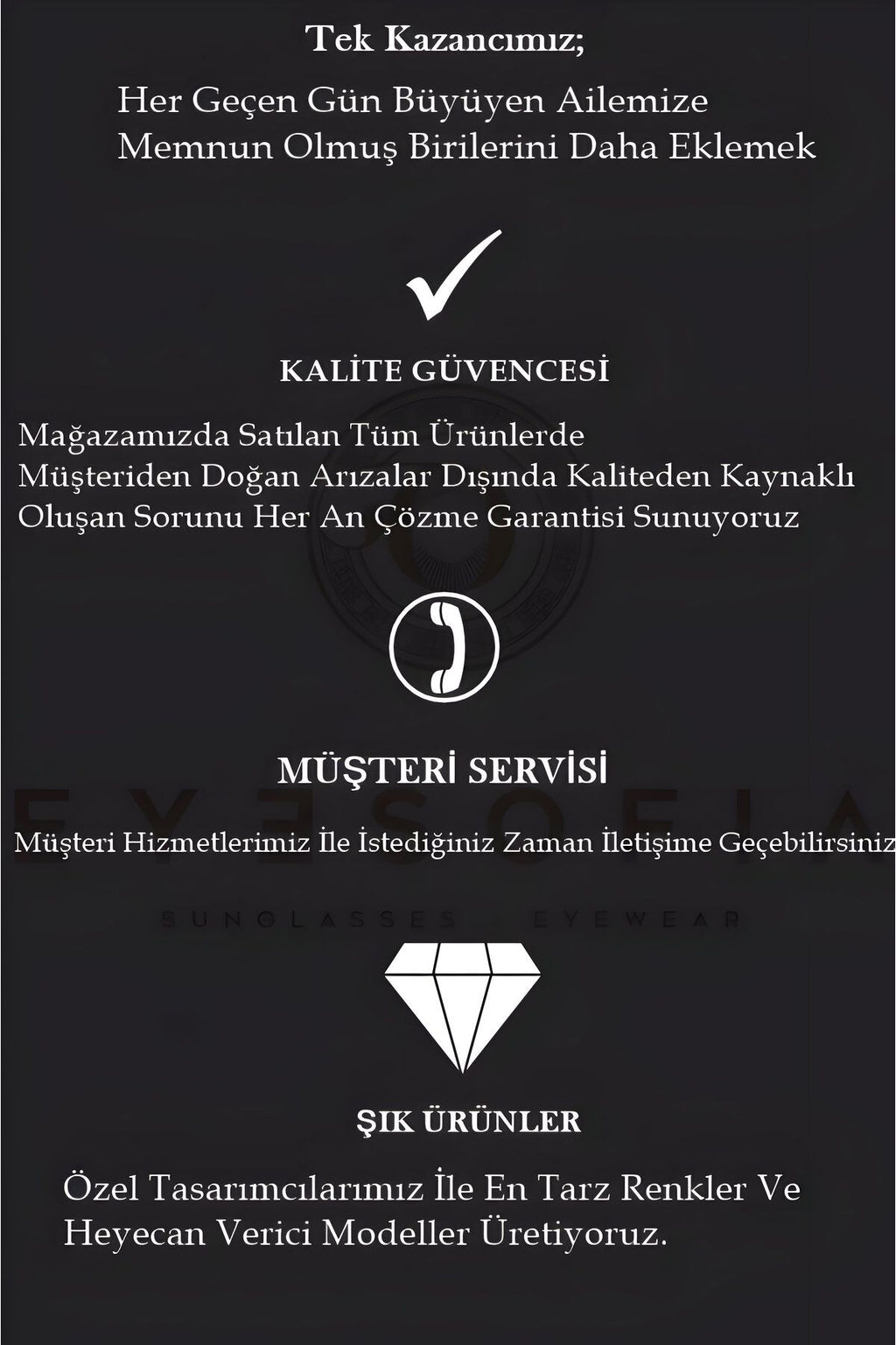 Eyesofia Tamela Kemik Oval Unisex Siyah Metal Sap Güneş Gözlüğü - Görsel 7