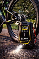 AZEQ DELBEST K5 Akü Takviye Cihazı Hava Kompresörü 16000mAh 150 PSI Jump Starter Powerbank 12V