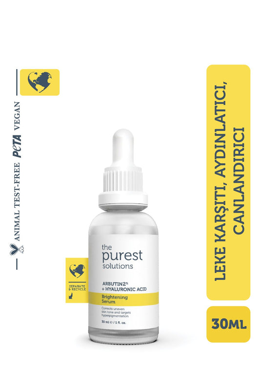 The Purest Solutions Leke Karşıtı Arbutin Cilt Bakım Serumu Ml (arbutin %+ Hyaluronic Acid)