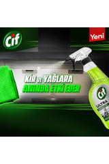 Cif Ultra Sprey Anında Etki Kir & Yağ Çözücü 750ml x1 Sakura Sprey x1 Kireç ve Pas Sökücü x1