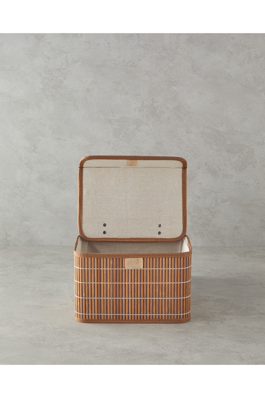 English Home Hardwood Bambu Saklama Kutusu 28X20X18 cm Kahve