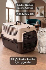 Kurtbay Şekil Comfort Kedi Köpek Evcil Hayvan Taşıma Çantası Sepeti Kafesi Orta Boy 48x32x30 cm