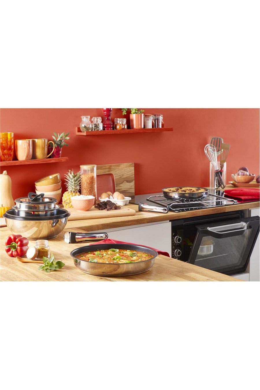 TEFAL Ingenio Preference 6X Çelik Tencere Seti - 7 Parça
