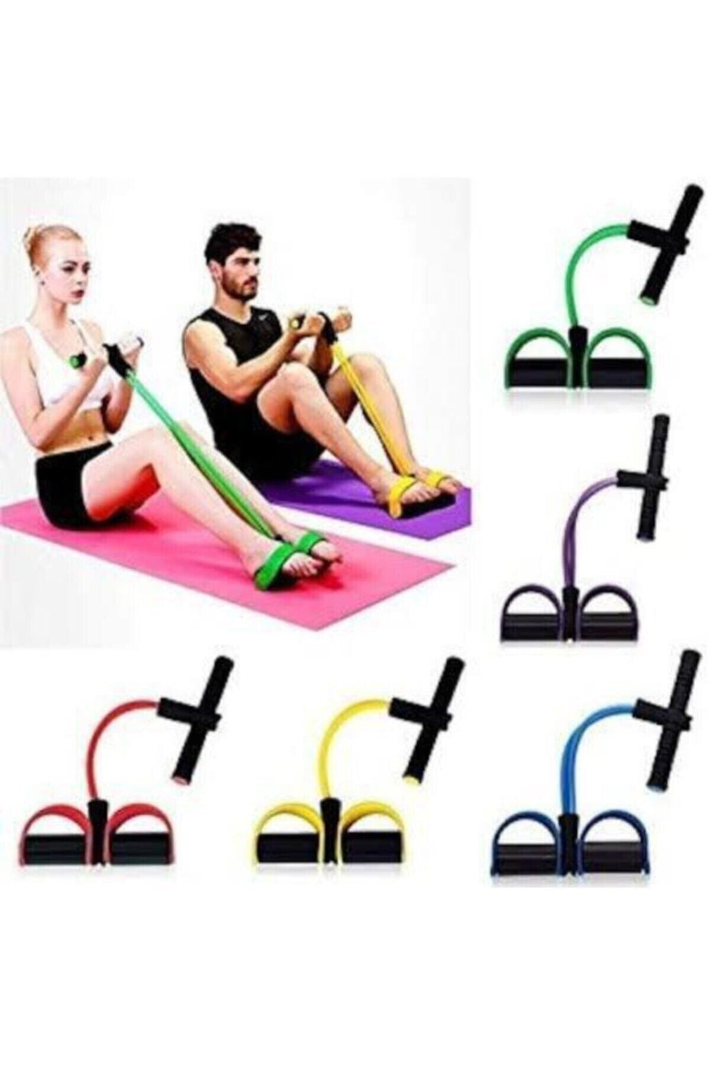 Genel Markalar Body Trimmer Mekik Çekme Aleti Sorelis Evde Spor Lastikli Egzersiz Lastiği Unichrome