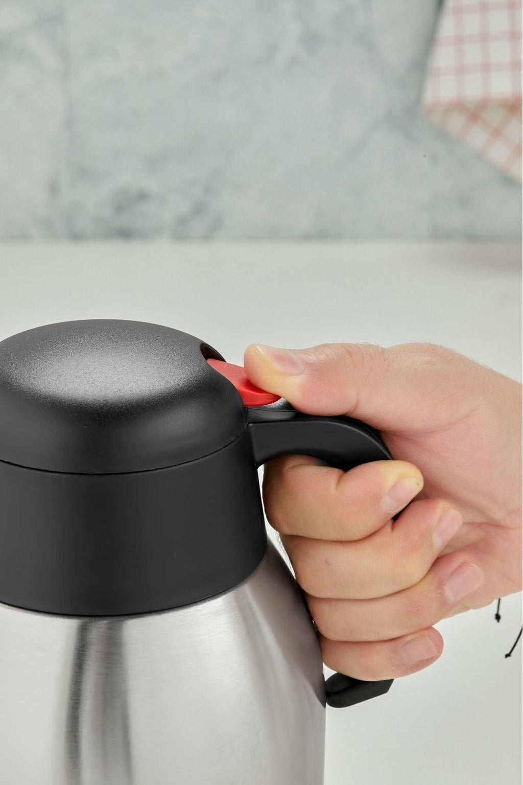 Cooker Litre Çift Kat Paslanmaz Çelik Termos -Saat Soğuk, -Saat Sıcak Tutma - Görsel 3